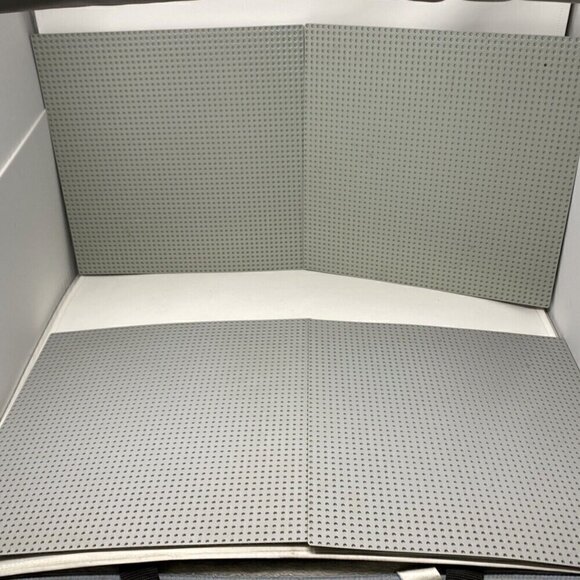 LEGO old Gray and new Gray 15" x 15" new gray 15"x14 Baseplates 6 total - Picture 2 of 10